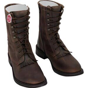 Laredo Brown Heeled Boots